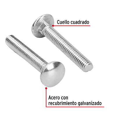 Bolsa con 80 tornillos 5/16' x 2' tipo coche - TORC-5/16X2 / 44723