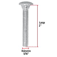 Bolsa con 80 tornillos 5/16' x 2' tipo coche - TORC-5/16X2 / 44723