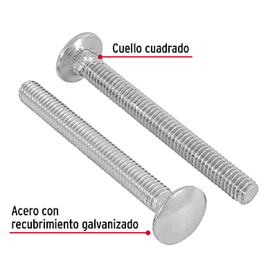 Bolsa con 60 tornillos 5/16' x 3' tipo coche - TORC-5/16X3 / 44725