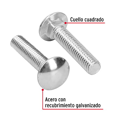 Bolsa con 40 tornillos 7/16' x 2' tipo coche - TORC-7/16X2 / 44740