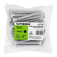 Bolsa con 20 tornillos 7/16' x 4' tipo coche - TORC-7/16X4 / 44744 Bolsa con 20 tornillos 7/16' x 4' tipo coche - TORC-7/16X4 / 44744