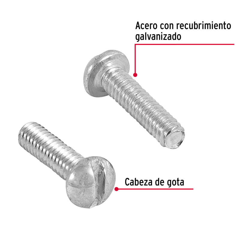 Bolsa con 700 tornillos 1/8' x 1/2' tipo estufa - TORE-1/8X1/2 / 44599 Bolsa con 700 tornillos 1/8' x 1/2' tipo estufa - TORE-1/8X1/2 / 44599