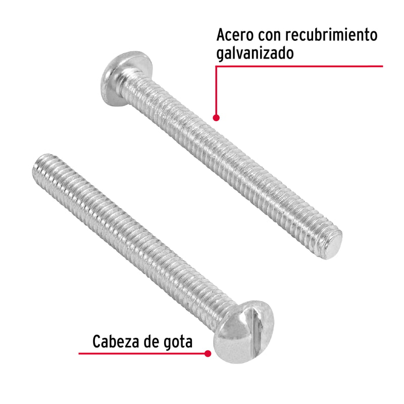 Bolsa con 200 tornillos 5/32' x 1-1/2' tipo estufa - TORE-5/32X1-1/2 / 44611 Bolsa con 200 tornillos 5/32' x 1-1/2' tipo estufa - TORE-5/32X1-1/2 / 44611