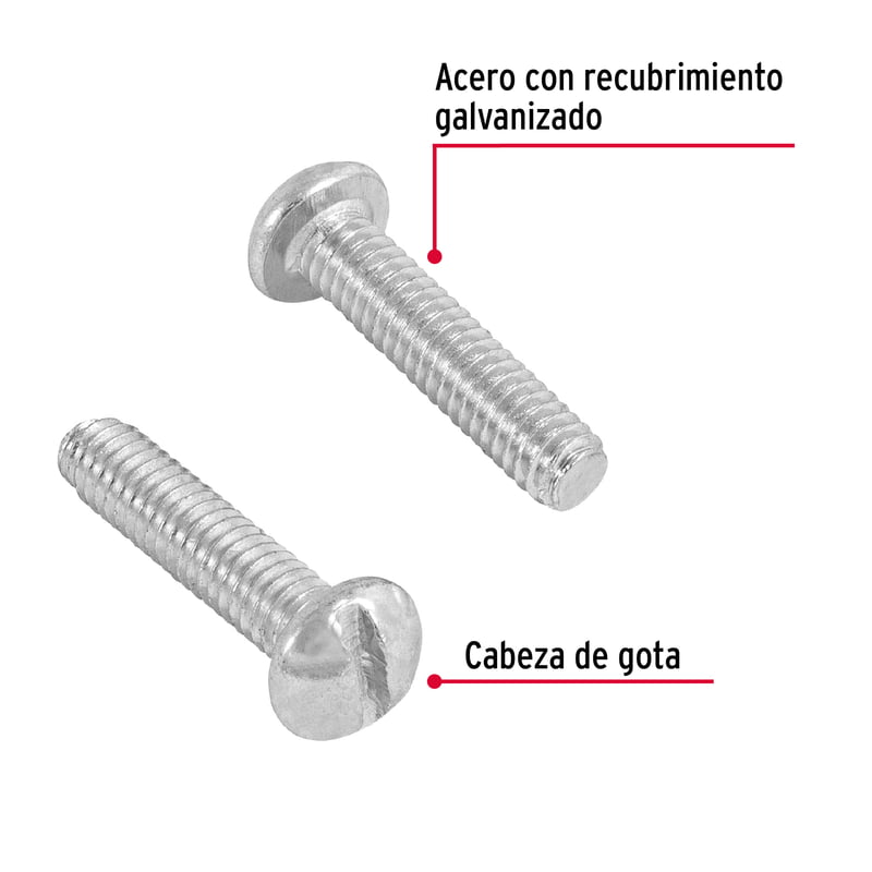 Bolsa con 350 tornillos 5/32' x 3/4' tipo estufa - TORE-5/32X3/4 / 44608 Bolsa con 350 tornillos 5/32' x 3/4' tipo estufa - TORE-5/32X3/4 / 44608