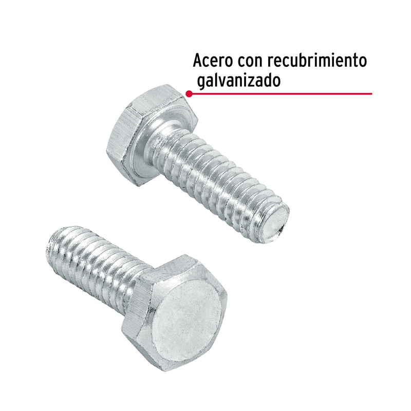 Bolsa con 100 tornillos 1/4' x 3/4' tipo máquina - TORM-1/4X3/4 / 44557 Bolsa con 100 tornillos 1/4' x 3/4' tipo máquina - TORM-1/4X3/4 / 44557
