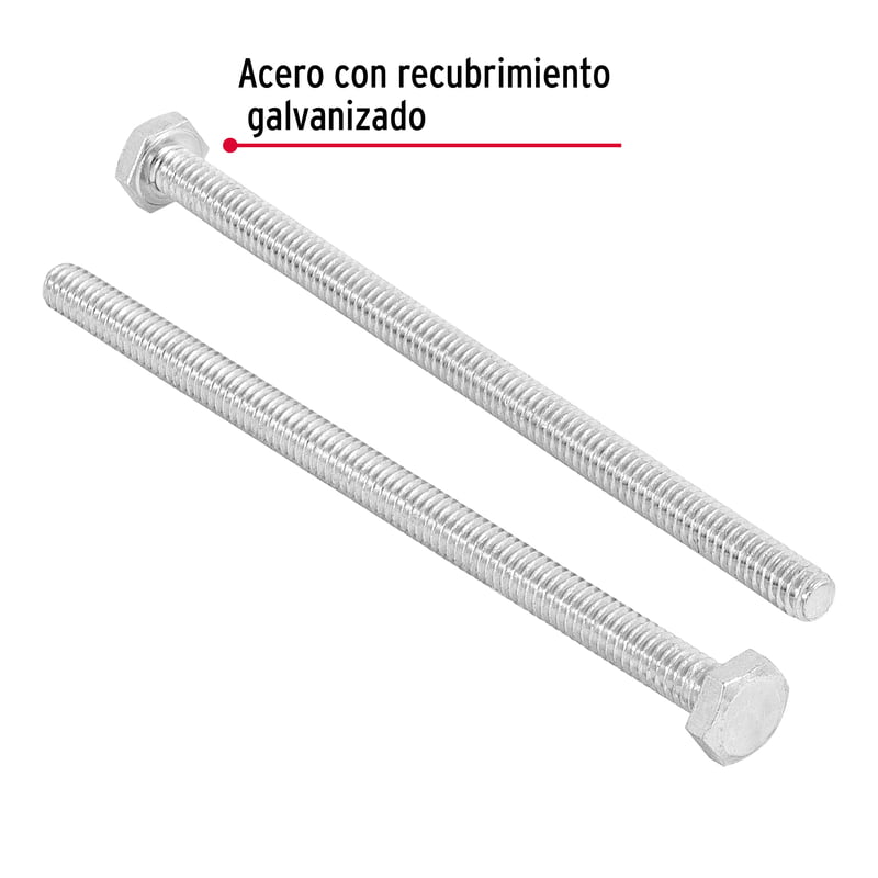 Bolsa con 25 tornillos 1/4' x 4-1/2' tipo máquina - TORM-1/4X4-1/2 / 44634 Bolsa con 25 tornillos 1/4' x 4-1/2' tipo máquina - TORM-1/4X4-1/2 / 44634
