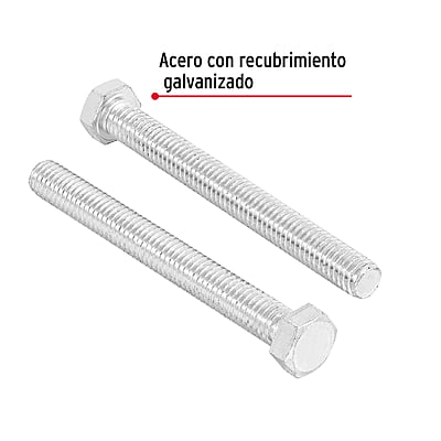 Bolsa con 30 tornillos 3/8' x 3-1/2' tipo máquina - TORM-3/8X3-1/2 / 44581