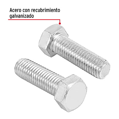 Bolsa con 10 tornillos 5/8' x 2' tipo máquina - TORM-5/8X2 / 44669