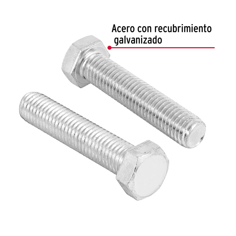 Bolsa con 6 tornillos 5/8' x 3' tipo máquina - TORM-5/8X3 / 44680 Bolsa con 6 tornillos 5/8' x 3' tipo máquina - TORM-5/8X3 / 44680