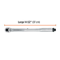 Torquímetro de trueno, dos lecturas, para dados cuadro 3/8' - TORQ-3/8 / 13567