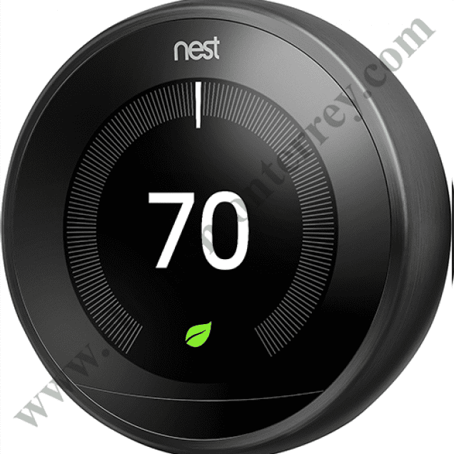 Termostato Nest De Google Wifi Programable Bluetooth Negro