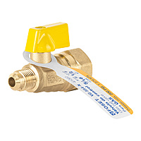 Válvula de control para gas de latón, 5/16' x 1/2' - VG-554-N / 41060 Válvula de control para gas de latón, 5/16' x 1/2' - VG-554-N / 41060