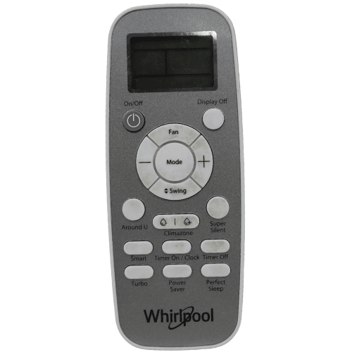 Control remoto minisplit Whirlpool para modelo SWA6267Q- WCRS070909