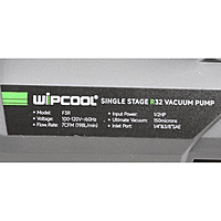 Bomba de Vacio Serie F R32, 7 CFM, 150 Micrones, 1/2 HP, 120 V/60 HZ - WIP-F3R Bomba de Vacio Serie F R32, 7 CFM, 150 Micrones, 1/2 HP, 120 V/60 HZ - WIP-F3R