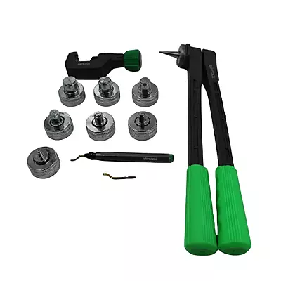 Kit Expansor de Tubo de Palanca de 3/8", 1/2", 5/8", 3/4", 7/8", 1-1/8" - WIP-HE-7