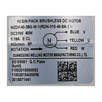 Motor Condensador Para Minisplit Mirage 1Ton 220V Wzdk40-38G-W-1 17666 Motor Condensador Para Minisplit Mirage 1Ton 220V Wzdk40-38G-W-1 17666