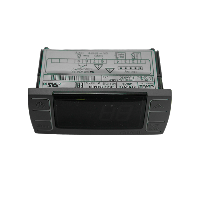 Controlador Xr02Cx Media Temperatura 110 Vac, Con 1 Relevador Compresor Y Deshielo Off Cycle, 1 Sensor Ntc 1.5M - Xr02Cx-4N0C1-Kit