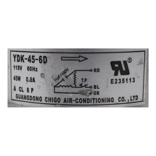 Motor Condensador 3 Toneladas Ydk 45 6D Para Magnum 13, Ydk150 6C - 320243048R