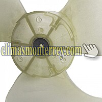 Aspa Condensador Para Minisplit Mirage , Diametro Externo 38Cm, Centro 11Cm, Flecha 5/16, 3 Hojas - 1033300901 Aspa Condensador Para Minisplit Mirage , Diametro Externo 38Cm, Centro 11Cm, Flecha 5/16, 3 Hojas - 1033300901