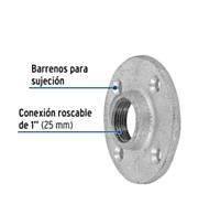 Brida, acero galvanizado, 1' - CG-603 / 48739 Brida, acero galvanizado, 1' - CG-603 / 48739