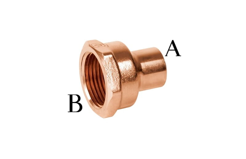 Conector hembra reducido 1/2x3/4' - CC-621 / 48880 Conector hembra reducido 1/2x3/4' - CC-621 / 48880