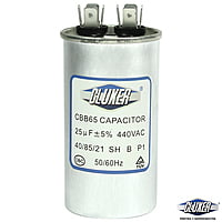 Capacitor De Trabajo, 25Mf, 440Vac +-5%, 50/60Hz / Cluxer - CXC44025