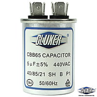 Capacitor De Trabajo, 5Mf, 440Vac +-5%, 50/60Hz / Cluxer - CXC4405
