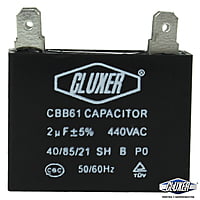Capacitor De Ventilador, 2Mf, 440Vac, +-5%, 50/60Hz / Cluxer - CXCP4402