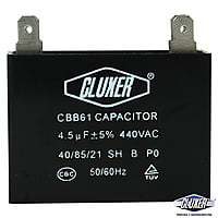 Capacitor De Ventilador, 4.5Mf, 440Vac +-5%, 50/60Hz / Cluxer - CXCP44045