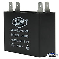 Capacitor De Ventilador, 5Mf, 440Vac -5%, 50/60Hz / Cluxer - CXCP4405 Capacitor De Ventilador, 5Mf, 440Vac -5%, 50/60Hz / Cluxer - CXCP4405