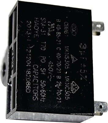 Capacitor Para Ventilador 3Mf 500Vac +/-5% 50/60Hz - 33010027