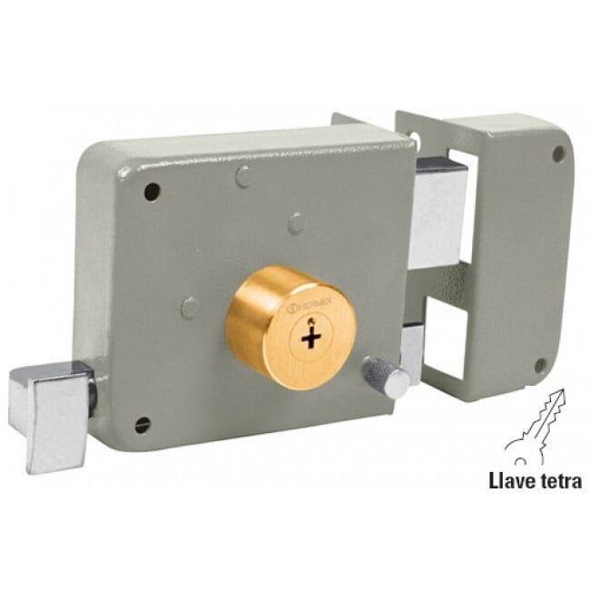 Cerradura de sobreponer, clásica, instala-fácil, tetra, izq - CS-85I / 43577