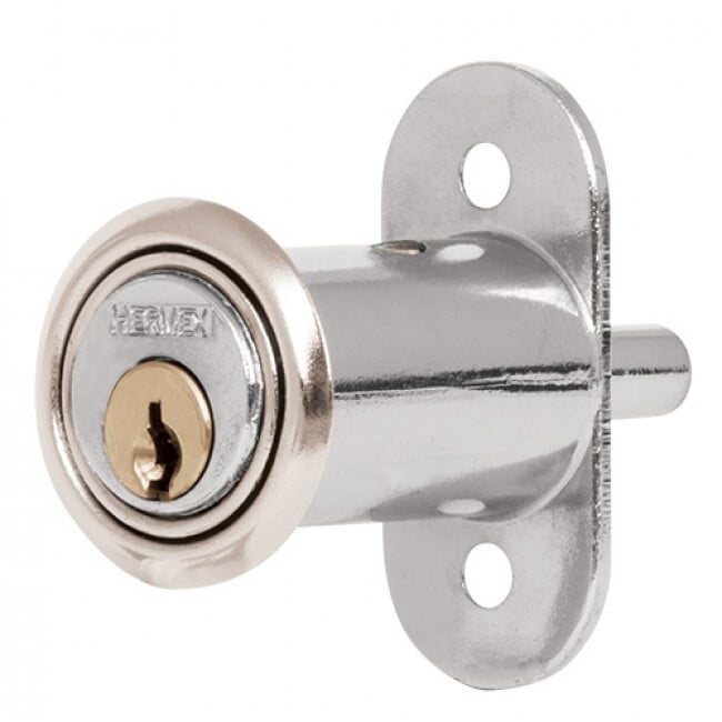Cerradura para mueble, modelo 20, cromo - CM-20C / 43561