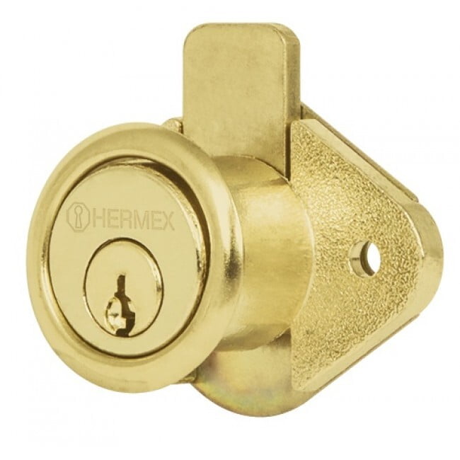 Cerradura para mueble, modelo 21, latón - CM-21L / 43566