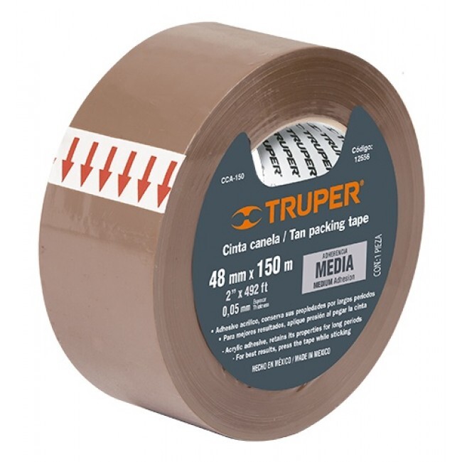 Cinta de empaque canela de 48 mm x 50 m - CCA-50 / 12554 Cinta de empaque canela de 48 mm x 50 m - CCA-50 / 12554