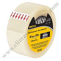 Cinta de empaque transparente, 40 m, Pretul - CTR-40P / 20525