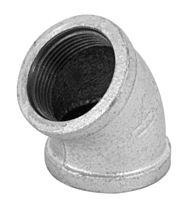 Codo 45°, acero galvanizado, 1-1/4' - CG-864 / 48752 Codo 45°, acero galvanizado, 1-1/4' - CG-864 / 48752