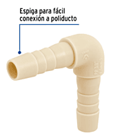Codo 90° inserción, 3/8' - CM-561 / 48561 Codo 90° inserción, 3/8' - CM-561 / 48561