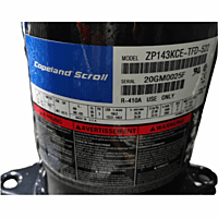 Compresor Copeland Scroll ZB, Media y Baja Temperatura, 460/3/60, HP 9, CFH 1,095 - ZB66KCE-TFD-551
