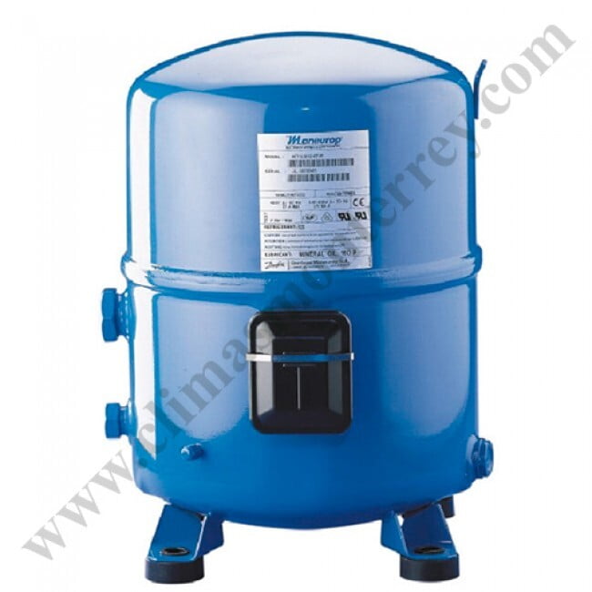 Compresor Reciprocante Para R22,Hermetico Monofasico,Hp 2.5,220V/60Hz,Para Refrigeracion Y A/C - Mt28-1Vm