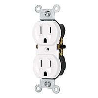 Contacto dúplex, 2 polos 3 hilos, Standard, blanco - CODO-SB / 49710 Contacto dúplex, 2 polos 3 hilos, Standard, blanco - CODO-SB / 49710