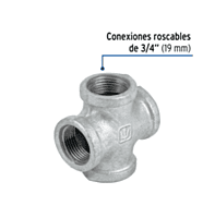 Cruz, acero galvanizado, 3/4' - CG-522 / 48744