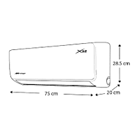 MINISPLIT 1 TON SOLO FRIO 220V INVERTER X32 MINISPLIT 1 TON SOLO FRIO 220V INVERTER X32