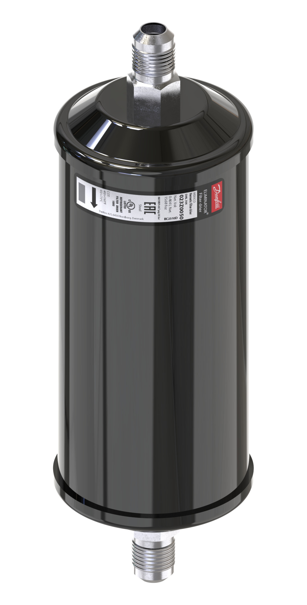 filtro-secador-hermético-para-línea-de-líquido-dml-304-acero-1-2-flare-023z0050