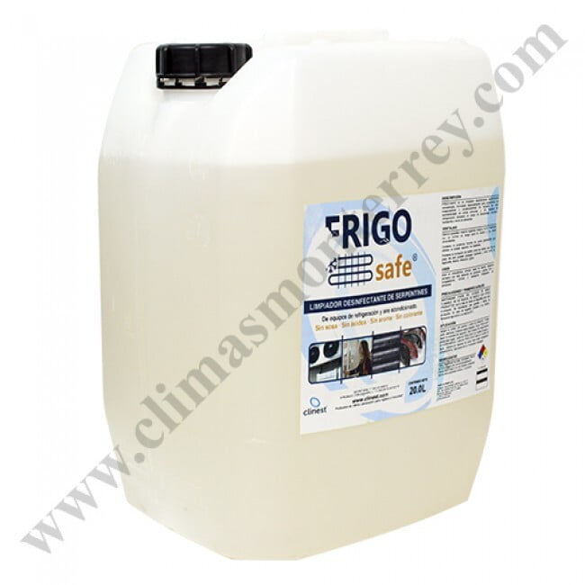 Frigo Safe Limpiador Y Desinfectante Para Serpentin Libre De Sosa Y Acido Porron 20 Litros - Ad-Fgs-03 Frigo Safe Limpiador Y Desinfectante Para Serpentin Libre De Sosa Y Acido Porron 20 Litros - Ad-Fgs-03