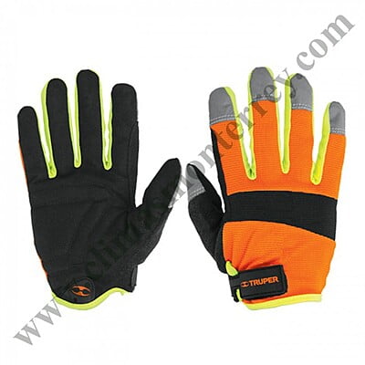 Guantes para mecánico, alta visibilidad - GU-MEC-AV / 10849