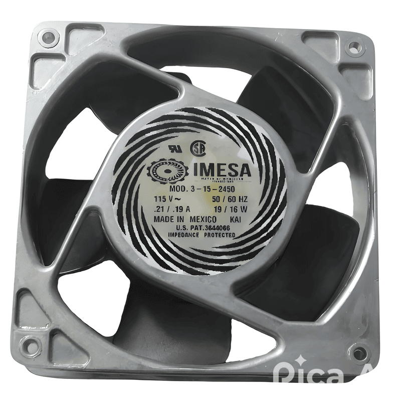 Ventilador Axial Concentrico McMillan 115 V, 50/60 Hz, 19/16 W, 60 CFM, Largo y Ancho 4.69 Pulgadas - 3-15-2450 Ventilador Axial Concentrico McMillan 115 V, 50/60 Hz, 19/16 W, 60 CFM, Largo y Ancho 4.69 Pulgadas - 3-15-2450