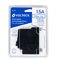 Interruptor termomagnético 1 polo 15 A, Volteck - IT-115 / 46700 Interruptor termomagnético 1 polo 15 A, Volteck - IT-115 / 46700
