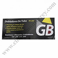 TB-204 Juego de 4 Resortes Dobladores de Tubo 1/4, 3/8, 1/2 y 5/8 Barreto TB-204 Juego de 4 Resortes Dobladores de Tubo 1/4, 3/8, 1/2 y 5/8 Barreto