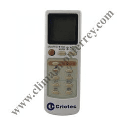 Control Remoto Criotec Mini 1.5, 2, Ton - 141R040012